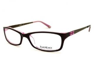 BEBE Eyeglasses BB5044 607 Brown Rose 53MM Clothing