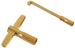 Recording King PB 607 G 24 Bracket Hook/Hex Nuts   Gold Plated Musical Instruments