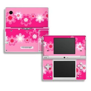 Retro Pink Flowers Design Decorative Protector Skin Decal Sticker for Nintendo Dsi Electronics
