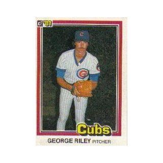 1981 Donruss #588 George Riley RC Sports Collectibles