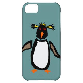 WW  Funny Rockhopper Penguin Primitive Art iPhone 5C Covers