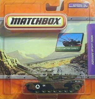 Mattel Matchbox Real Working Rigs Abrams M1A1 Tank Diecast Toys & Games