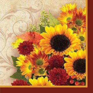 Thanksgiving Floral Luncheon Napkins Health & Personal Care