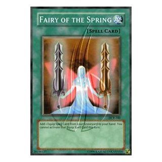 2003 Dark Crisis Unlimited # DCR 40 Fairy of the Spring / Single YuGiOh Card in Protective Sleeve Toys & Games