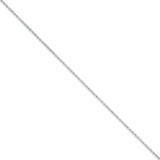 Genuine 14K Yellow Gold WG 2.20mm Cable Chain 16 Inches . Mireval Jewelry