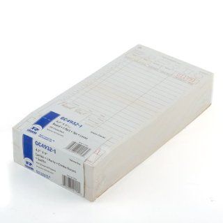 Choice 1 Part Tan Board Guest Check (Similar to Adams 592) Loose Packed   2000 / Case   Kitchen Products