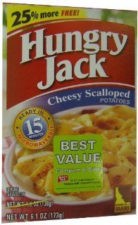 Hungry Jack Cheesy Scalloped Potatoes, 6.1 Ounce (Pack of 12)  Packaged Scalloped Potatoes  Grocery & Gourmet Food