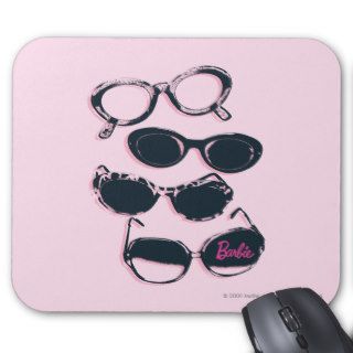 Barbie glasses mouse pads
