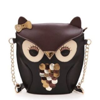 Accessorize Black Crossbody Owl Shoulder Bag Shoulder Handbags Shoes