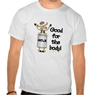 Cow in Milk Can Shirt