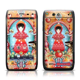 Little Red Design Protective Skin Decal Sticker for Motorola Droid 4 Cell Phone Cell Phones & Accessories