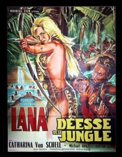 LANA QUEEN OF THE S * CINEMASTERPIECES FRENCH JUNGLE GIRL MOVIE POSTER Entertainment Collectibles