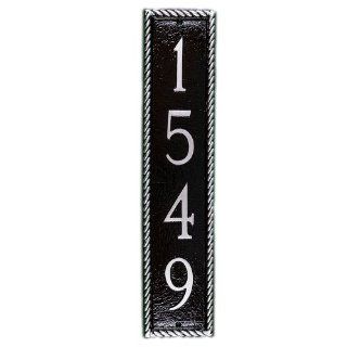 Montague Metal Products Franklin Column Address Plaque, 20.5 by 3.75 Inch  Outdoor Plaques  Patio, Lawn & Garden