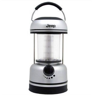 Jeep Utility Lantern with Fluorescent 12 LED Tube (Silver)  Electric Camping Lanterns  Sports & Outdoors