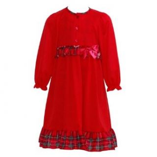 Laura Dare Girls Plaid Flannel Robe Nightgown (2 Piece) Laura Dare Clothing