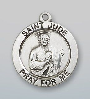 Sterling Silver St. Jude Pendant  
