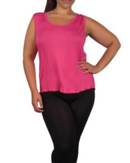 599fashion Women's Plus Size Top with Cross Back Open