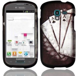 Samsung T599 Galaxy Exhibit ( Metro PCS , T Mobile ) Phone Case Accessory Winner Spade Design Hard Snap On Cover with Free Gift Aplus Pouch Cell Phones & Accessories