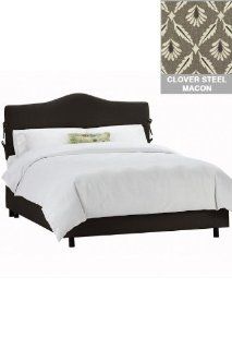 Custom Sawyer Upholstered Bed   twin, Clover Steel Macon   Bathroom Furniture Sets