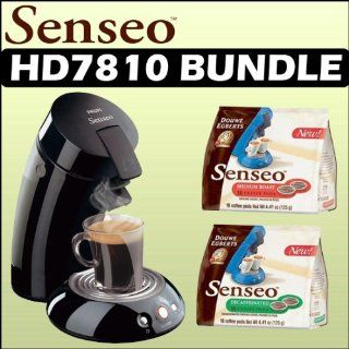 Philips Senseo HD7810/65 Gourmet Single Serve Coffee Maker + Senseo Coffee Pods  