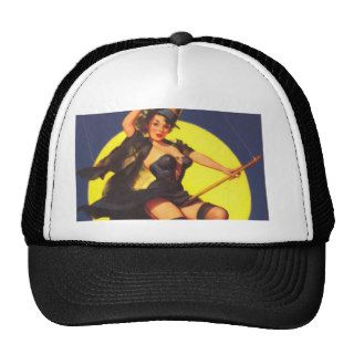 PINUP WITCH TRUCKER HATS