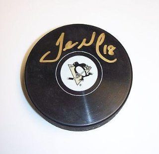 Signed James Neal Hockey Puck   w COA   JSA Certified   Autographed NHL Pucks Sports Collectibles