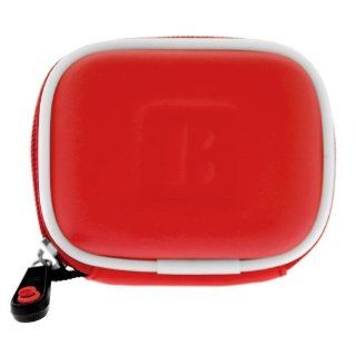 Red Premium Unviersal Bluetooth Headset Pouch Carrying Case for Jabra BT125 BT135 BT160 BT185 BT2040 BT3010 BT350 BT5010, Nokia BH 900 BH 803 BH 800 BH 703 BH 700 BH 602 BH 302 BH 211 BH 202 BH 208 BH 201 HS 26W, Sony Ericsson HBH PV702 HBH PV708 HBH PV703