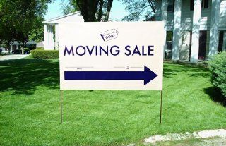 Moving Sale Sign  Yard Signs  Patio, Lawn & Garden