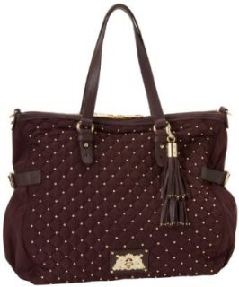 Juicy Couture Lauryn YHRU3362 603 Tote, Dark Cabernet, One Size Top Handle Handbags Clothing