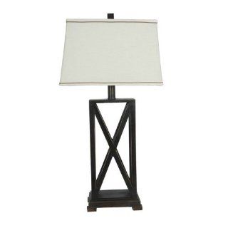 Crestview Collection Criss   Cross Table Lamp  