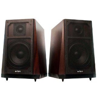 Arion Legacy AR604H BR 2.0 Studio Monitor Speakers High Fidelity Extreme Clarity   Cherry Wood, 80 Watts Electronics