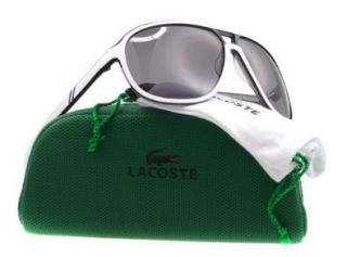 Lacoste L621 S 105 White Grey L621S Aviator Sunglasses Shoes
