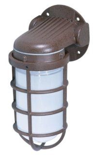 Nuvo SF76/621 Industrial Style Small Wall Mount, Old Bronze   Wall Porch Lights  