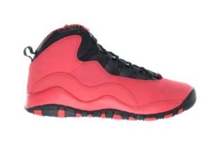 Girls Air Jordan 10 Retro (GS) Big Kids Basketball Shoes Fusion Red/Black 487211 605 Shoes