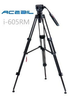Acebil i 605DX 2 Stage Compact, Lightweight Aluminum Video Tripod with #605, 65mm Ball Leveling Head  with  Acebil RMC P3PL Universal controler for LANC and Panasonic Mini DV or HDV camers  Professional Video Stabilizers  Camera & Photo