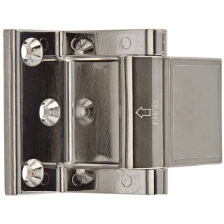 Rockwood 607.26 Brass Privacy Door Latch, 1 1/2" Width x 2 13/64" Length, Polished Chrome Plated Finish Hardware Latches