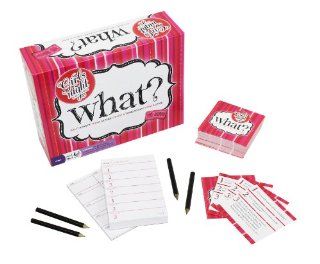Ladies Party Game   What? (Girls Night Out Edition)   The Ultimate Laugh Out Loud Board Game Toys & Games