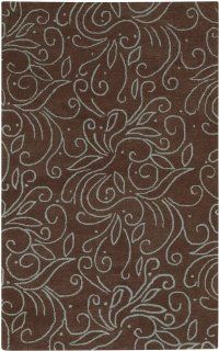 Area Rug 8x11 Rectangle Transitional Brown Color   Surya Artist Studio Rug from RugPal  