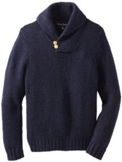 Brooks Brothers Boys 2 7 Navy Shawl Collar Sweater, Navy, Small Cardigan Sweaters Clothing