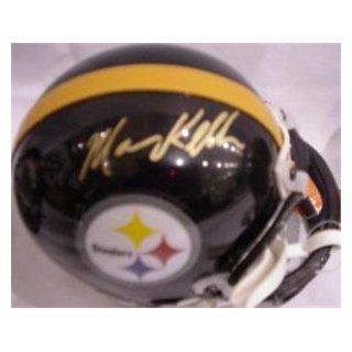 Marv Kellum autographed Football Mini Helmet (Pittsburgh Steelers)  Sports & Outdoors