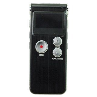 GH 609 Portable Digital Voice Recorder with 4 GB/WMA WAV&  Format/USB/Telephone Recording Black Electronics
