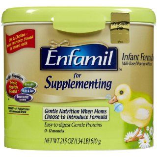 Enfamil Newborn Infant Formula, Refill Pack, 16.6 Ounce  2 Count (Packaging May Vary) Health & Personal Care