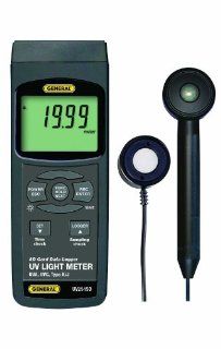 General Tools & Instruments UV254SD UVC and UVA Data Logging Meter with Excel plus Formatted SD Card   Industrial Data Loggers  