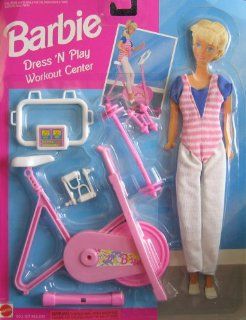 Barbie Dress 'N PLay Workout Center w Outfit (1993 Arcotoys, Mattel) Toys & Games