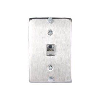 630B8   Systimax 630B8 Outlet in Flush Mount Stainless Steel Faceplate Outlet Plates