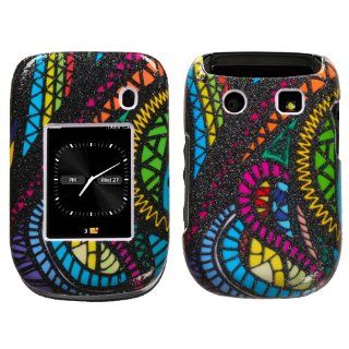 BlackBerry Style 9670 Jamaican Fabric (Sparkle) Hard Case Snap on Cover Protector Sleeve + LCD Screen Guard w/Cleaning Cloth + Free Bio Degradable Screen Wipe Cell Phones & Accessories