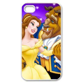 Personalized Beauty and the Beast Protective Snap on Cover Case for iPhone 4/4S BATB89 Cell Phones & Accessories