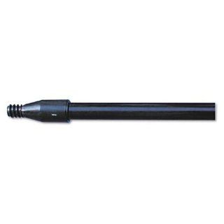 UNISAN Fiberglass Broom Handle, Nylon Plastic Threaded End, 1 Diameter x 60 Long, Black (636)  Jan San Supplies 