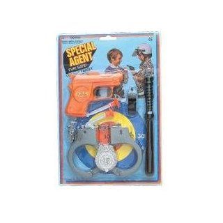 Kids Special Agent Pistol Cuffs & Badge Set 5 pc (1 Dozen Sets) 