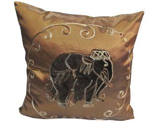 BIG INDIAN ELEPHANT THROW CUSHION COVER/PILLOW CASE HANDMADE   Pillowcases